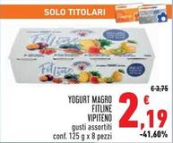 Offerta per Vipiteno - Yogurt Magro Fitline a 2,19€ in Conad