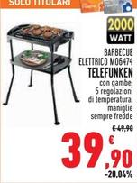 Offerta per Telefunken - Barbecue Elettrico M06474 a 39,9€ in Conad