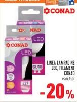 Offerta per Conad - Linea Lampadine Led, Filament in Conad
