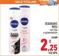 Offerta per Nivea - Deodorante a 2,25€ in Conad