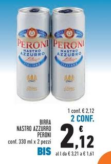 Offerta per Peroni - Birra Nastro Azzurro a 2,12€ in Conad