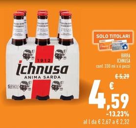 Offerta per Ichnusa - Birra a 4,59€ in Conad