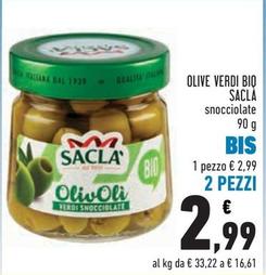 Offerta per Saclà - Olive Verdi Bio a 2,99€ in Conad City