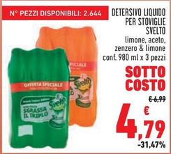 Offerta per Svelto - Detersivo Liquido Per Stoviglie a 4,79€ in Conad City
