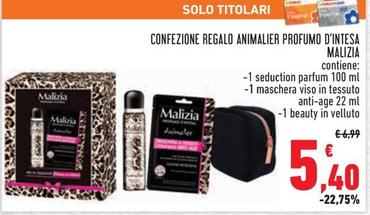Offerta per Malizia - Confezione Regalo Animalier Profumo D'Intesa a 5,4€ in Conad City