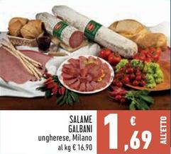 Offerta per Galbani - Salame a 1,69€ in Conad City
