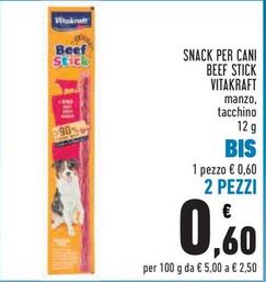 Offerta per Vitakraft - Snack Per Cani Beef Stick a 0,6€ in Conad City