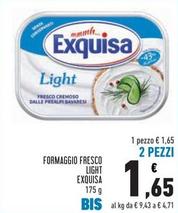 Offerta per Exquisa - Formaggio Fresco Light a 1,65€ in Conad Superstore