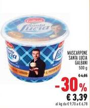 Offerta per Galbani - Mascarpone Santa Lucia a 3,39€ in Conad Superstore