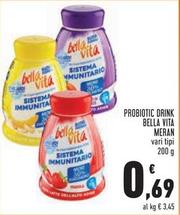 Offerta per  Meran - Probiotic Drink Bella Vita a 0,69€ in Conad Superstore