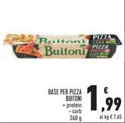 Offerta per  Buitoni - Base Per Pizza  a 1,99€ in Conad Superstore