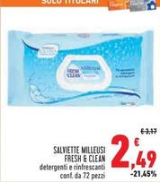 Offerta per Fresh & Clean - Salviette Milleusi a 2,49€ in Conad Superstore