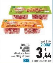 Offerta per Negroni - Pancetta In Cubetti a 3,44€ in Conad Superstore