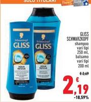 Offerta per Schwarzkopf - Gliss a 2,19€ in Conad Superstore