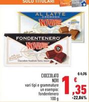 Offerta per Novi - Cioccolato a 1,35€ in Conad Superstore