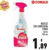 Offerta per  Conad - Mousse Con Candeggina  a 1,89€ in Conad Superstore