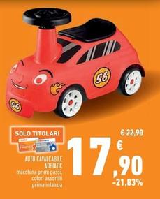 Offerta per Adriatic - Auto Cavalcabile a 17,9€ in Conad Superstore