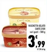 Offerta per Algida - Vaschetta Gelato Carte D'Or a 3,99€ in Conad
