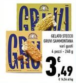 Offerta per Sammontana - Gelato Stecco Gruvi a 3,49€ in Conad