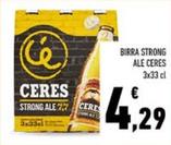 Offerta per Ceres - Birra Strong Ale a 4,29€ in Conad
