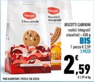 Offerta per Cabrioni - Biscotti a 2,59€ in Conad