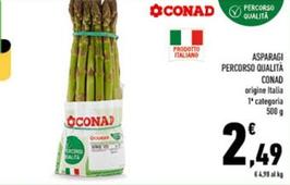Offerta per Percorso Qualità Conad - Asparagi a 2,49€ in Conad