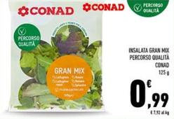 Offerta per Percorso Qualità Conad - Insalata Gran Mix a 0,99€ in Conad
