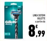 Offerta per Gillette - Linea Sistemi a 8,99€ in Conad