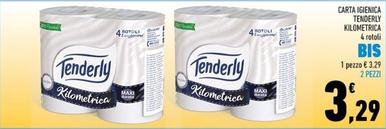 Offerta per Tenderly - Carta Igienica Kilometrica a 3,29€ in Conad