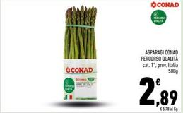 Offerta per Conad - Asparagi Percorso Qualità a 2,89€ in Conad