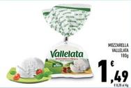 Offerta per Vallelata - Mozzarella a 1,49€ in Conad
