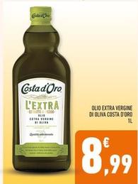 Offerta per Costa D'Oro - Olio Extra Vergine Di Oliva a 8,99€ in Conad