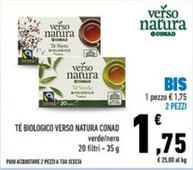 Offerta per Conad - Té Biologico Verso Natura a 1,75€ in Conad