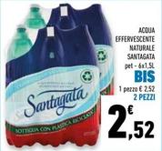 Offerta per Santagata - Acqua Effervescente Naturale a 2,52€ in Conad Superstore