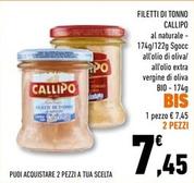 Offerta per Callipo - Filetti Di Tonno a 7,45€ in Conad Superstore