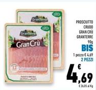 Offerta per Granterre - Prosciutto Crudo Gran Crù a 4,69€ in Conad Superstore