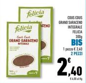 Offerta per Felicia - Cous Cous Grano Saraceno Integrale a 2,4€ in Conad Superstore