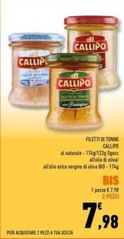 Offerta per Callipo - Filetti Di Tonno a 7,98€ in Conad Superstore