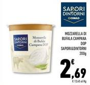 Offerta per Conad - Mozzarella Di Bufala Campana DOP Sapori&Dintorni a 2,69€ in Conad Superstore