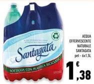Offerta per Santagata - Acqua Effervescente Naturale a 1,38€ in Conad Superstore