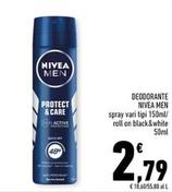 Offerta per Nivea - Deodorante Men a 2,79€ in Conad Superstore