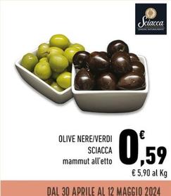 Offerta per Sciacca - Olive Nere/Verdi a 0,59€ in Spazio Conad
