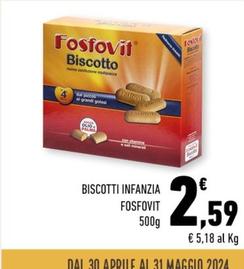 Offerta per Fosfovit - Biscotti Infanzia a 2,59€ in Spazio Conad