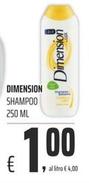 Offerta per Dimension - Shampoo a 1€ in Coop