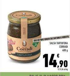 Offerta per Corradi - Salsa Tartufona a 14,9€ in Conad