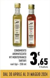 Offerta per Montefranco Tartufi - Condimento Aromatizzato Mt a 3,65€ in Conad