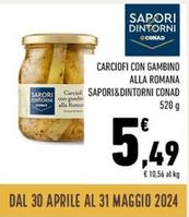 Offerta per Conad - Carciofi Con Gambino Alla Romana Sapori&Dintorni a 5,49€ in Conad