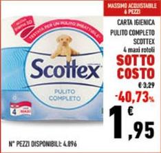 Offerta per Scottex - Carta Igienica Pulito Completo a 1,95€ in Conad City