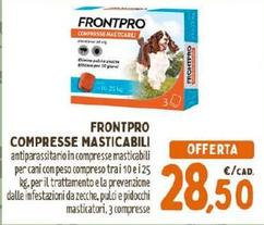 Offerta per  Frontpro - Compresse Masticabili  a 28,5€ in Pet Store Conad