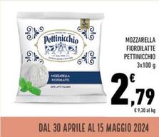 Offerta per Pettinicchio - Mozzarella Fiordilatte a 2,79€ in Spazio Conad